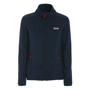 Slam Felpa da donna Act Grid Fleece dark navy XS