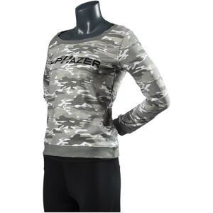 ALPHAZER OUTFIT Felpa Camouflage Donna Colore: Grigio S