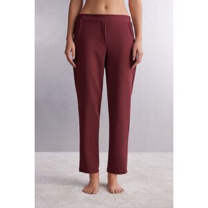 Intimissimi Pantaloni con Tasche Donna Bordeaux Taglia S