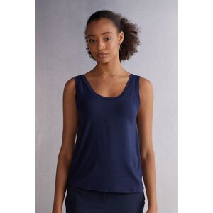 Intimissimi Canotta in Fresh Bamboo Donna Blu Taglia S