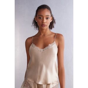 Intimissimi Top in Seta Living in Luxe Donna Naturale Taglia XL