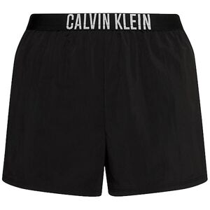 Calvin Pantaloncini Mare Elastico Parlato Nero Donna S