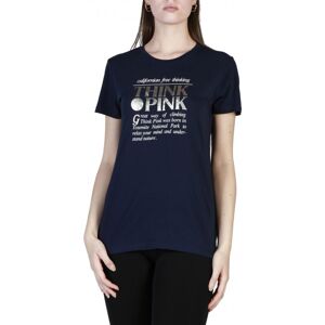 Think Pink T-Shirt Logo Donna Blu L