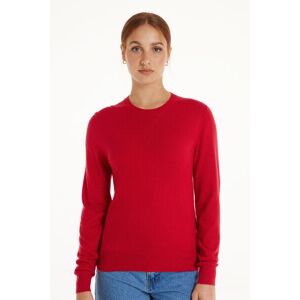 Tezenis Maglia Pesante Manica Lunga Girocollo con Lana Donna Rosso Tamaño M