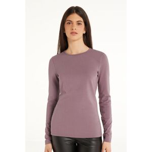 Tezenis Maglia Girocollo Cotone e Modal Termico Donna Viola Tamaño M