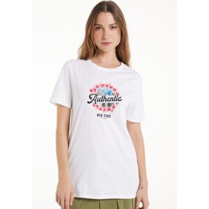 Tezenis T-Shirt Cotone con Stampa Donna Stampa Tamaño M