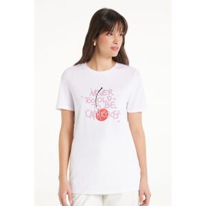 Tezenis T-Shirt Cotone con Stampa Donna Stampa Tamaño M