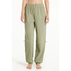 Tezenis Jogger a Costine con Elastici Regolabili Donna Verde Tamaño S