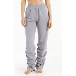 Tezenis Pantalone Felpa Extra Lungo con Arricci Donna Grigio Tamaño L