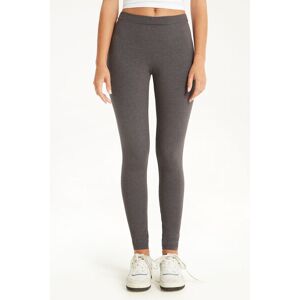 Tezenis Leggings Basic in Cotone Donna Grigio Tamaño L