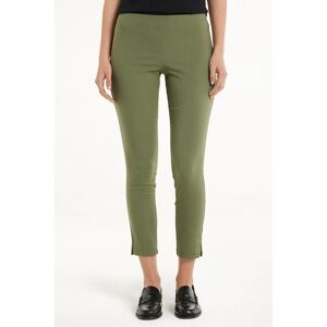 Tezenis Leggings Capri Donna Verde Tamaño M