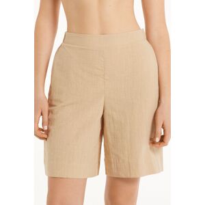 Tezenis Bermuda in 100% Cotone Super Leggero Donna Naturale Tamaño L