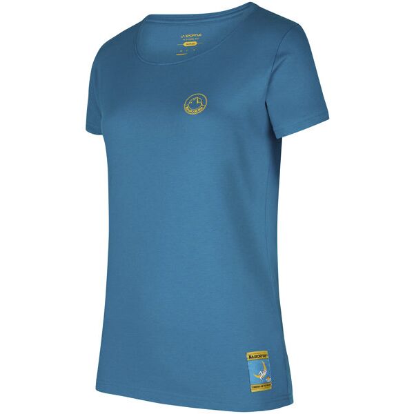 la sportiva climbing on the moon - t-shirt - donna light blue s
