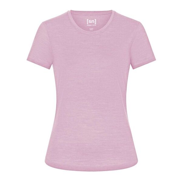 super.natural w base 140 - t-shirt - donna pink xl