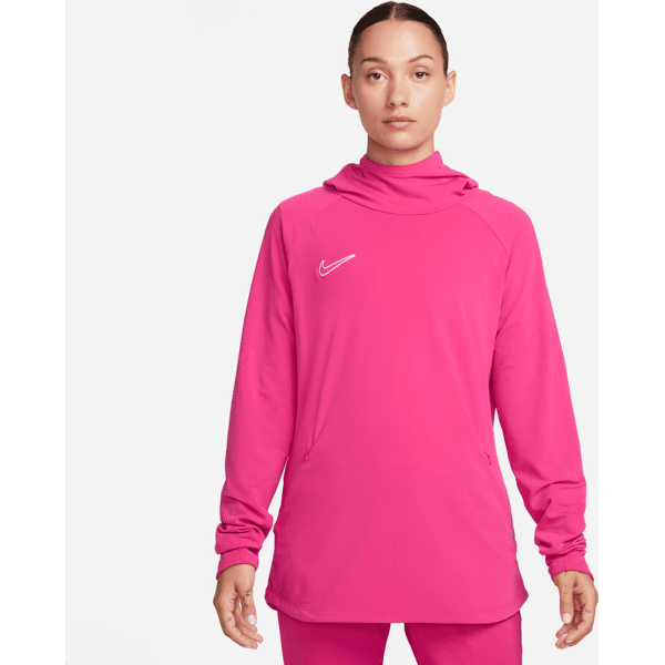 nike felpa con cappuccio  dri-fit academy – donna - rosa