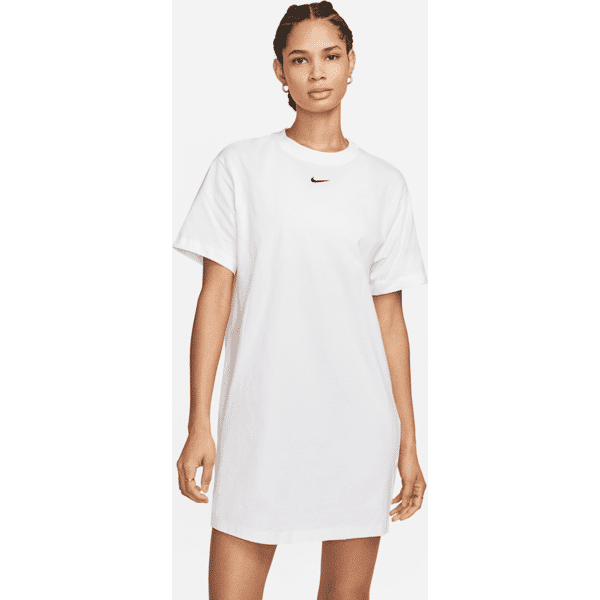 nike abito t-shirt oversize  sportswear chill knit – donna - bianco