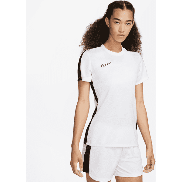 nike maglia da calcio a manica corta  dri-fit academy - donna - bianco