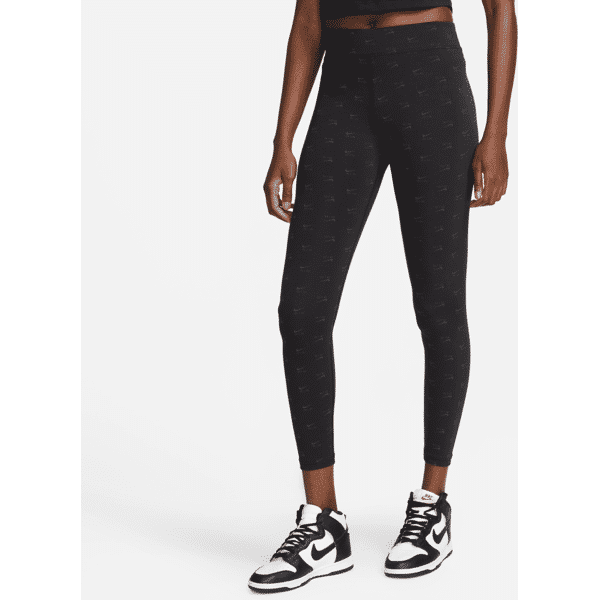 nike leggings a vita alta stampati  air – donna - nero