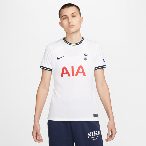 nike maglia da calcio  dri-fit tottenham hotspur 2022/23 stadium da donna – home - bianco