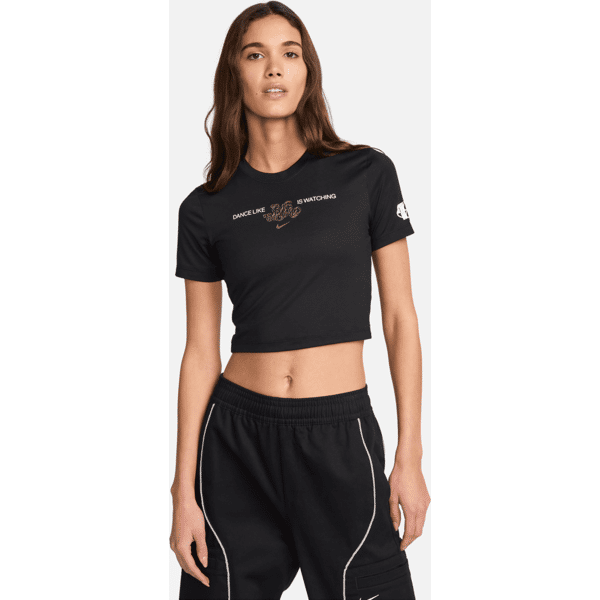 nike t-shirt a manica corta  sportswear - donna - nero