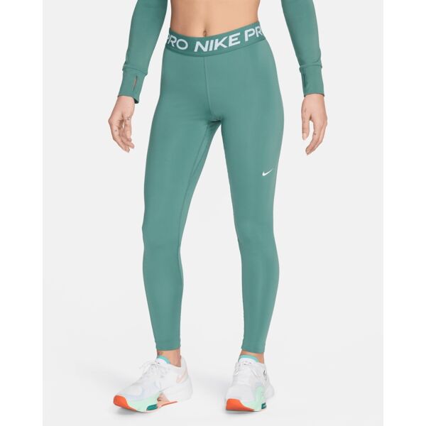 nike legging pro 365 mid-rise mesh-paneled pour femme couleur : bicoastal/white taille : s s