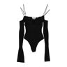 Mach & Mach Body Donna Nero L/M