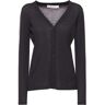 Max Mara Cardigan Corolla In Maglia Di Lana Grigio Scuro XS - S - M - L - XL