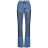 AREA Jeans Dritti Con Decorazioni Blu 25 - 26 - 28