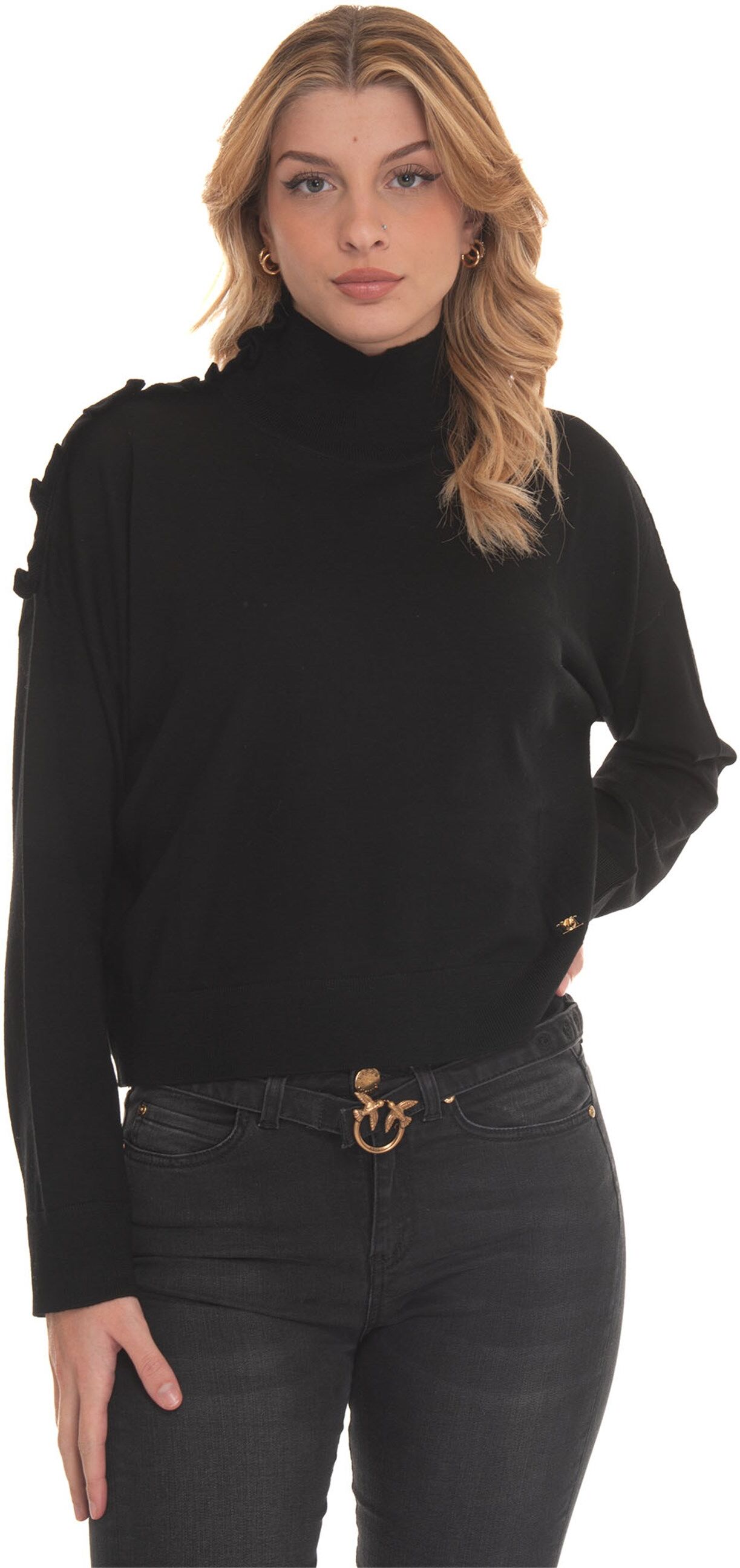 Pinko Maglia in lana Crisopa Nero Donna M