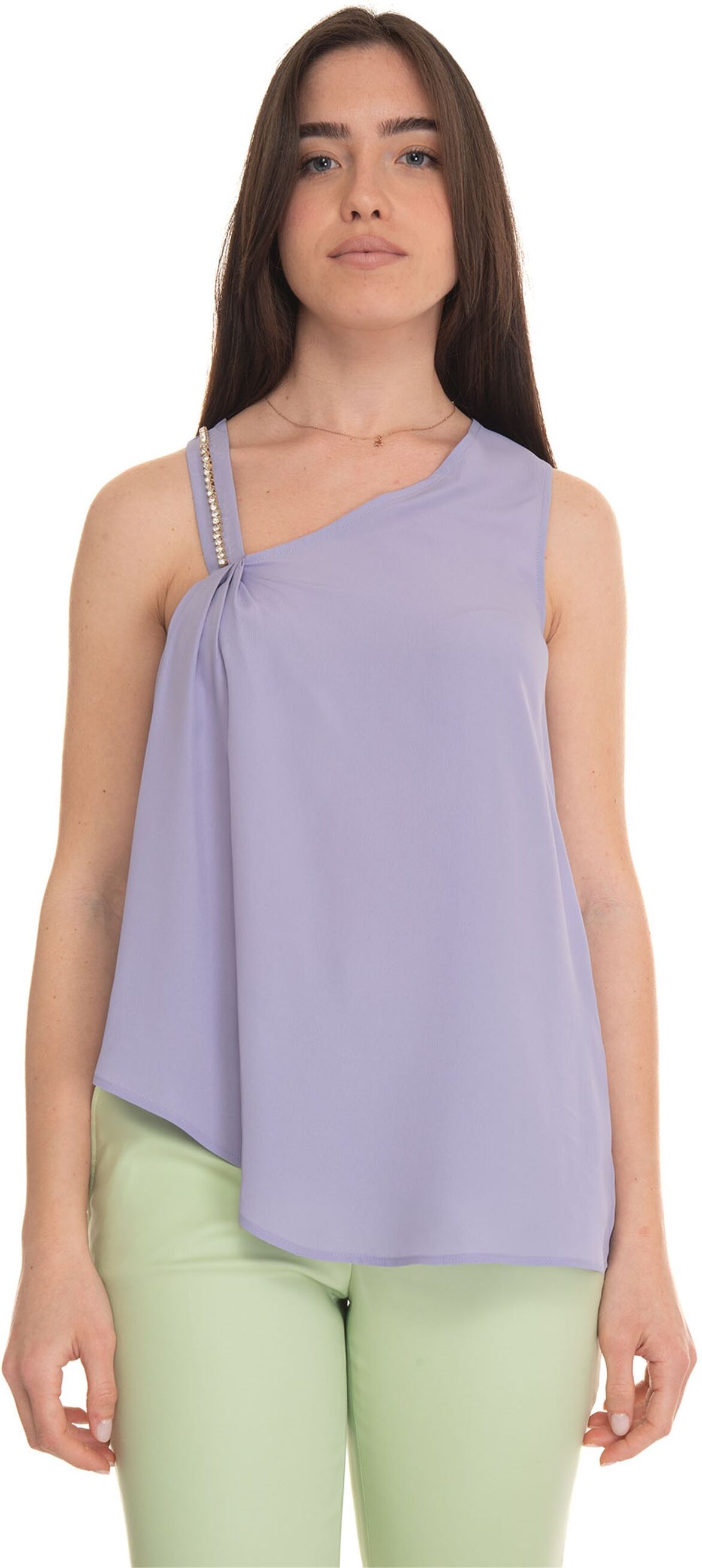 Liu Jo Top asimmetrico Glicine Donna 42