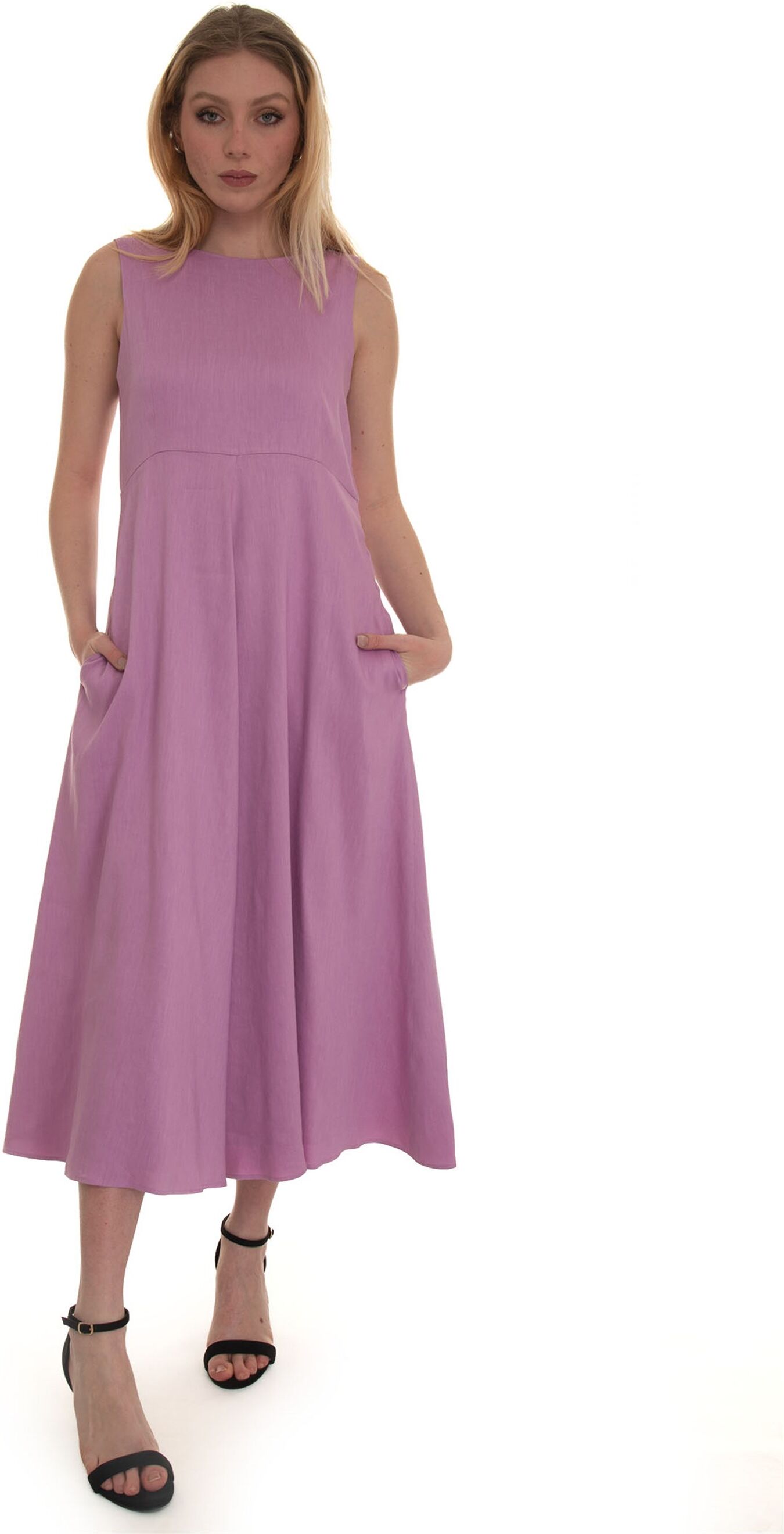 Weekend Max Mara Abito Midi Scafati Lilla Donna 42