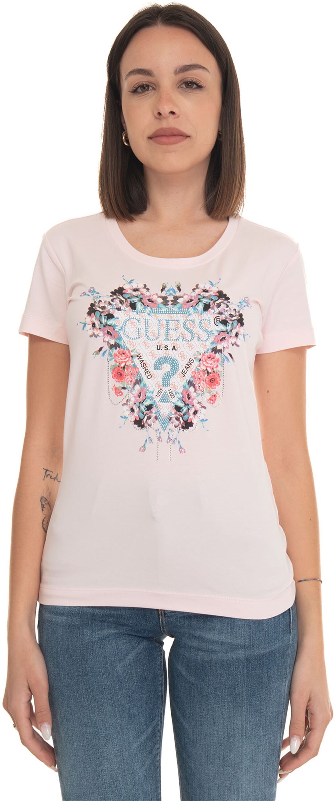 Guess T-shirt Rosa Donna L