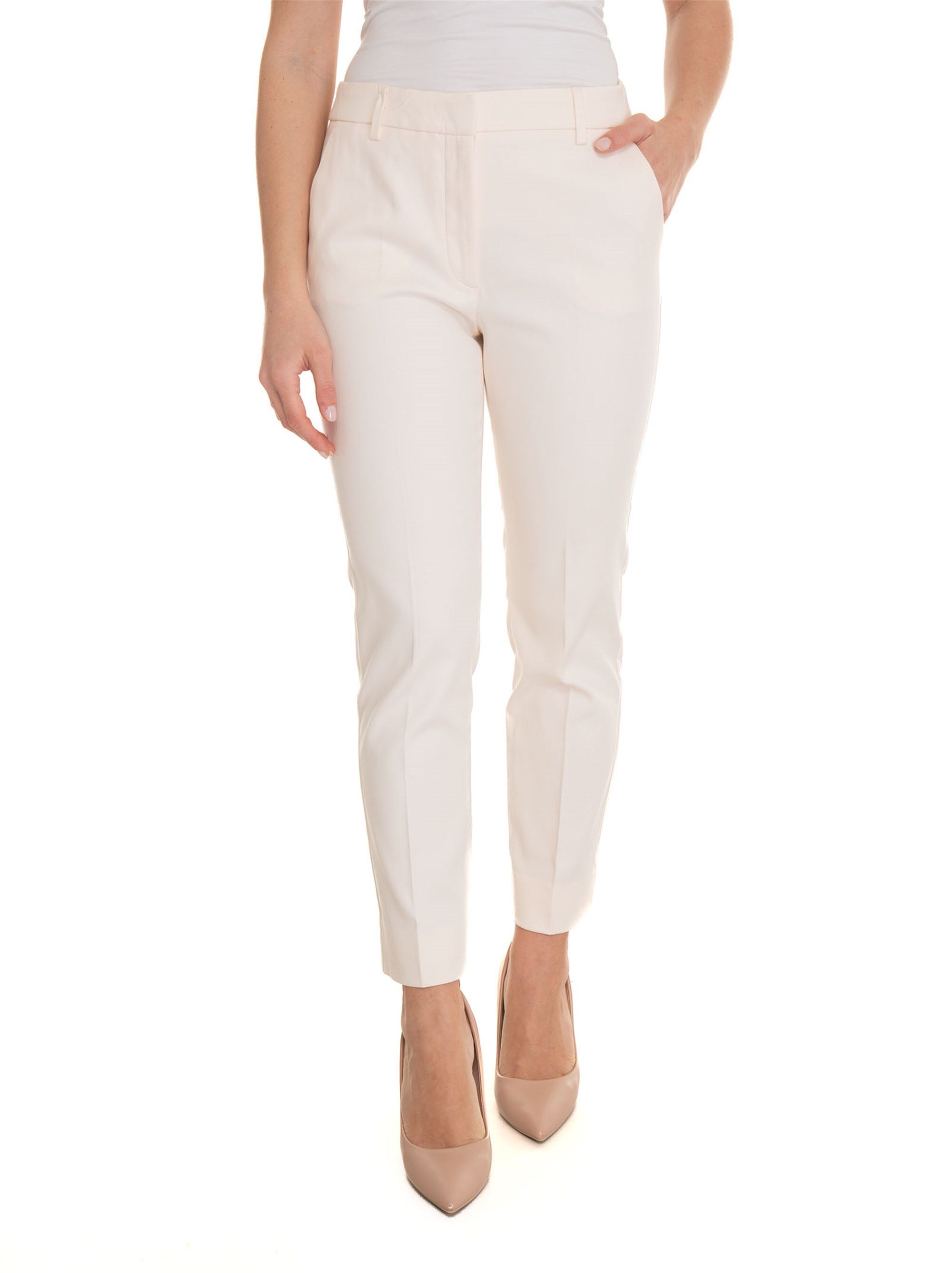 Weekend Max Mara Pantalone modello New York Vite Bianco Donna 46