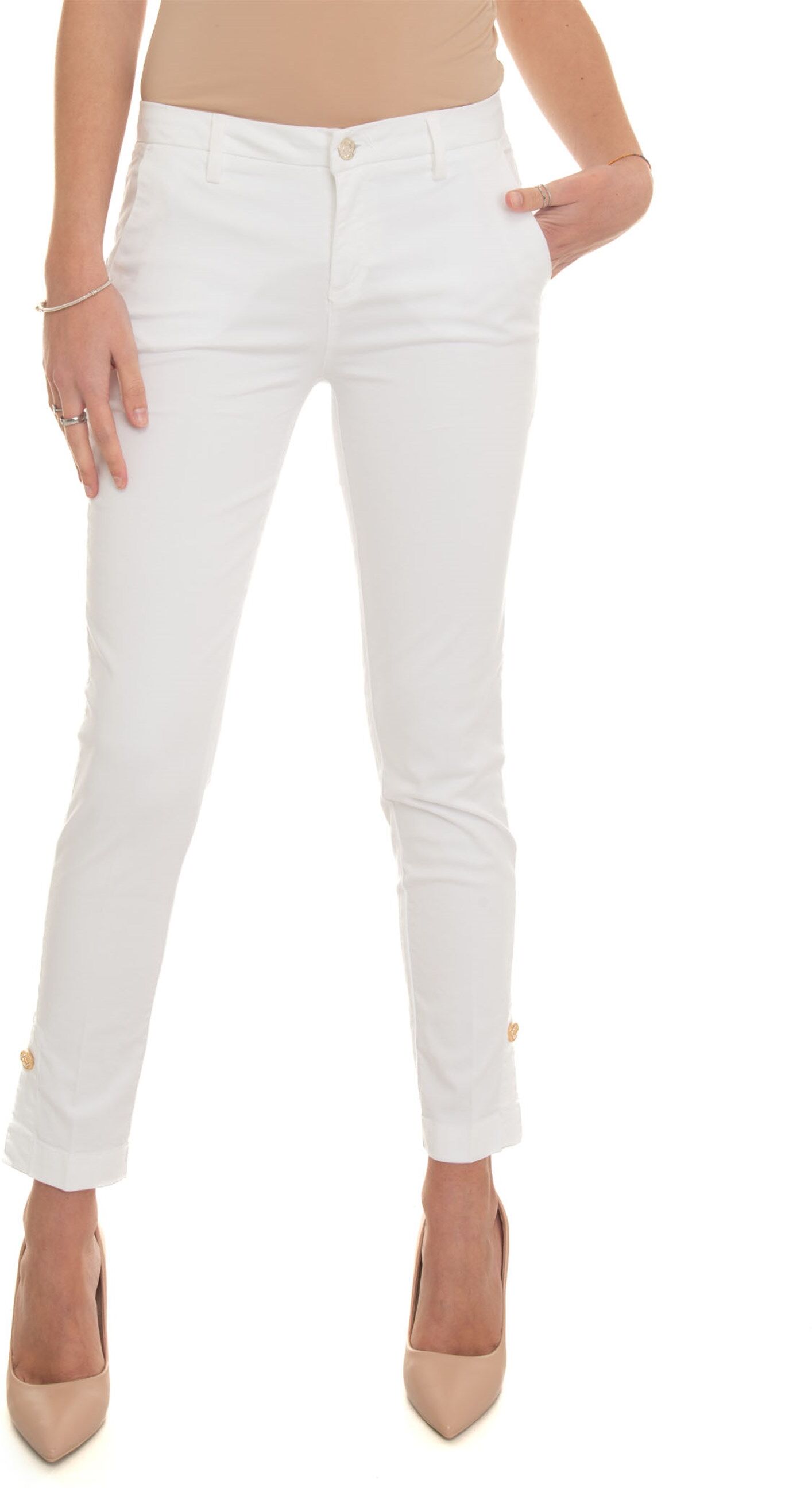 Liu Jo Pantalone modello chino Bianco Donna 26