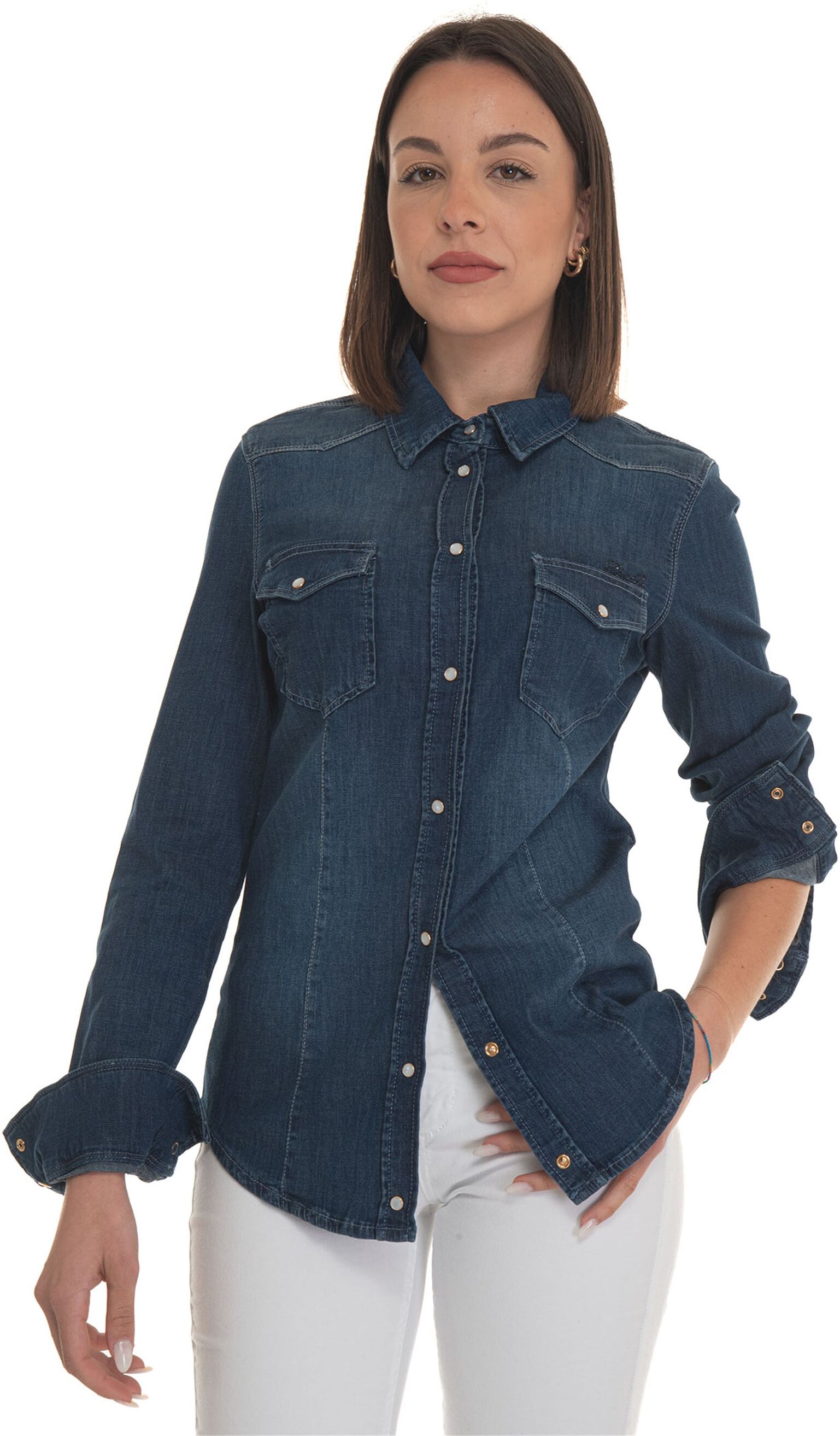 Liu Jo Camicia da donna in jeans Denim scuro Donna 46