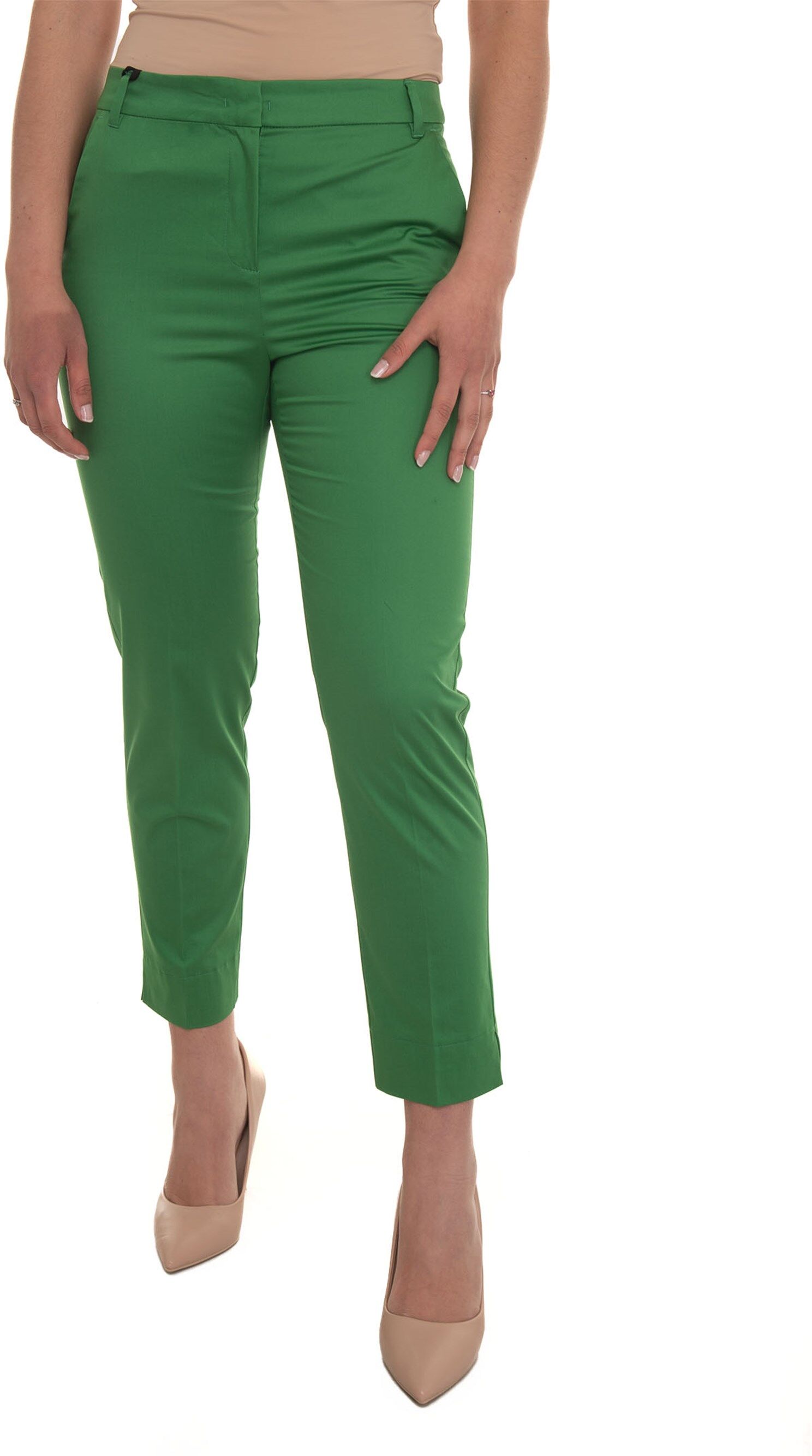 Pennyblack Pantalone capri Nicole Verde Donna 46