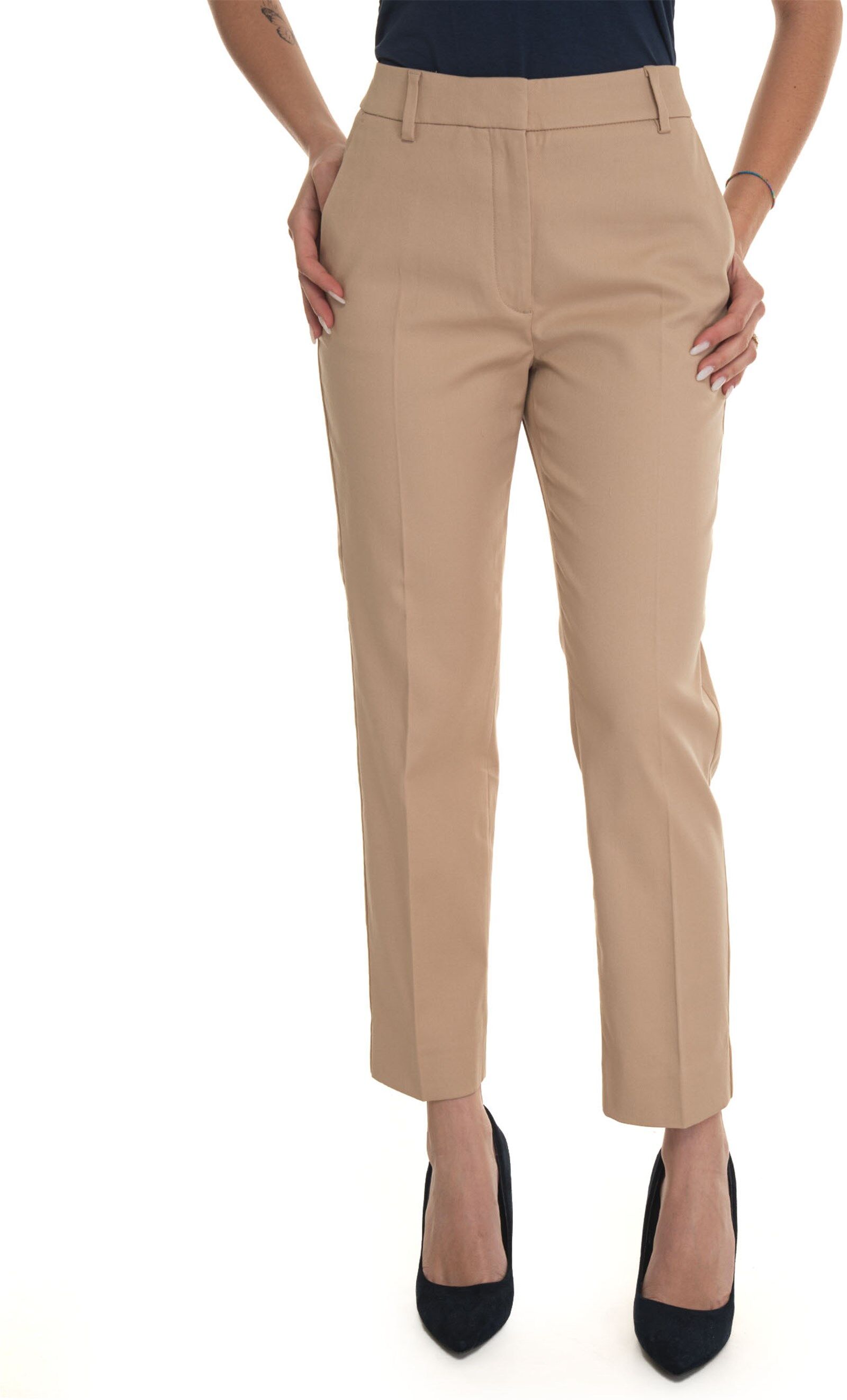 Weekend Max Mara Pantalone modello New York Vite Beige Donna 48