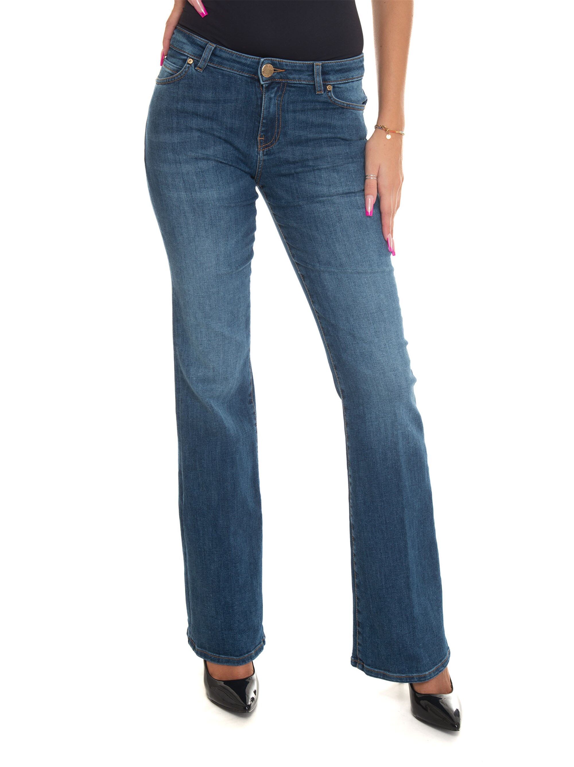 Pinko Jeans 5 tasche Frida Denim scuro Donna 32
