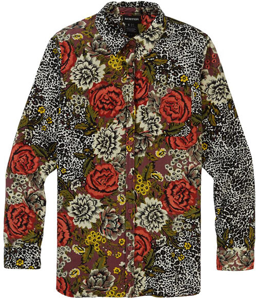 Burton GRACE PREMIUM FLANNEL CHEETAH FLORAL S