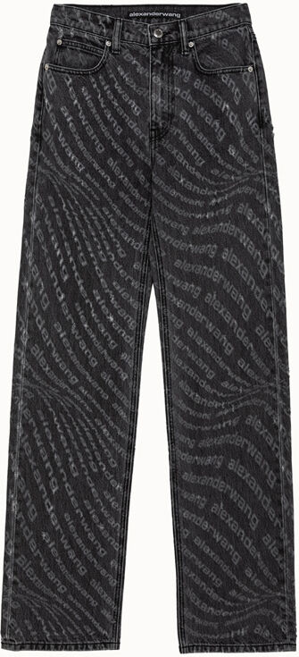 alexander wang pantalone con logo