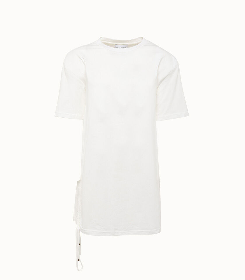 weili zheng t-shirt basic con spalline