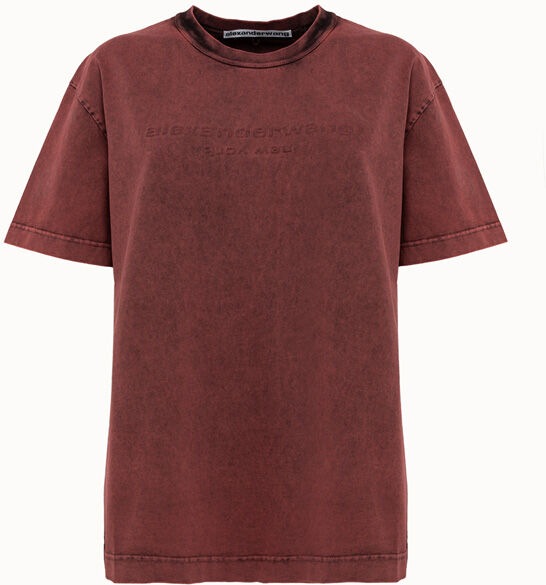 alexander wang t-shirt girocollo cotone acid