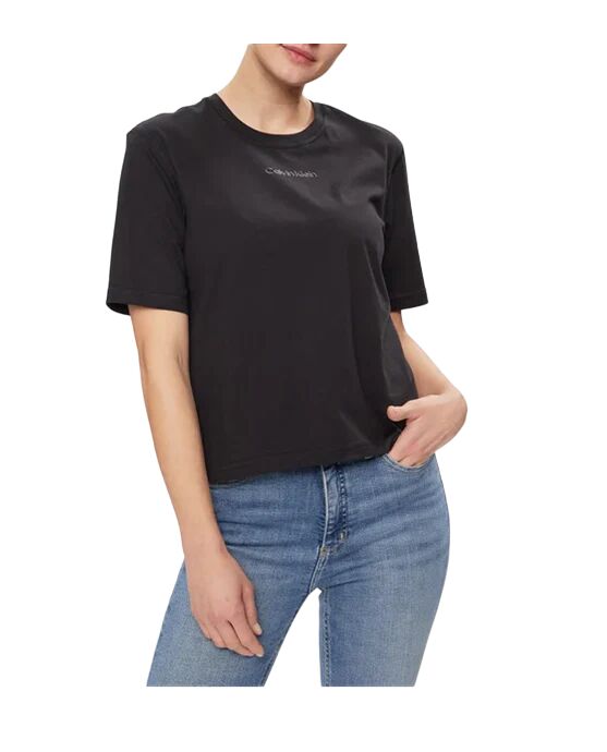 Calvin T-Shirt Donna Art 00gws4k210 CK BLACK