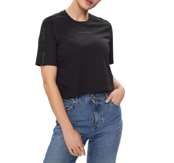 Calvin T-Shirt Donna Art 00gws4k234 CK BLACK