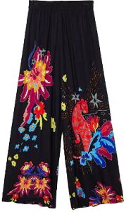 Desigual Pantalone Donna Art 24swmw05 NEGRO