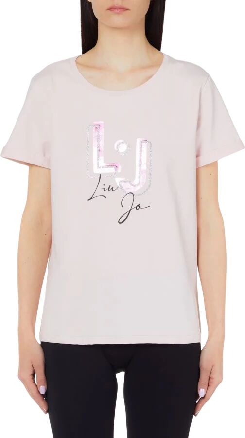 Liu Jo T-Shirt Donna Art Ta3275 J5923 Colore E Misura A Scelta LT.IVORY STRIPES