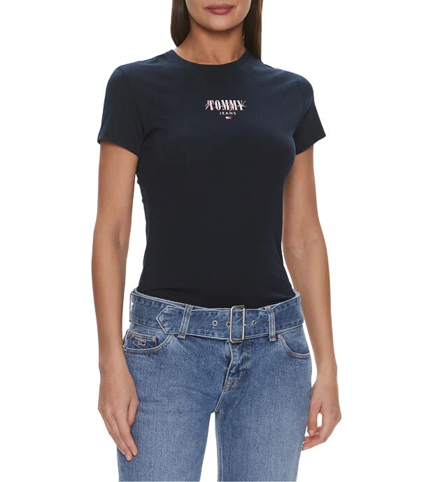 Tommy Jeans T-Shirt Donna Art Dw0dw17839 DARK NIGHT NAVY
