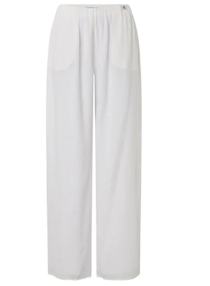 Calvin Pantalone Donna Art. J20j221075 P-E 23 Colore E Misura A Scelta ANCIENT WHITE