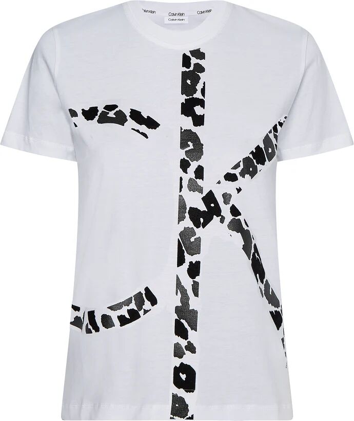 Calvin T-Shirt Donna Art K20k202869 Yaf Colore Foto Misura A Scelta BIANCO XS
