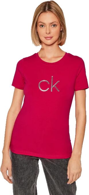 Calvin T-Shirt Donna Art K20k202998 Xap Colore Foto Misura A Scelta VIOLA